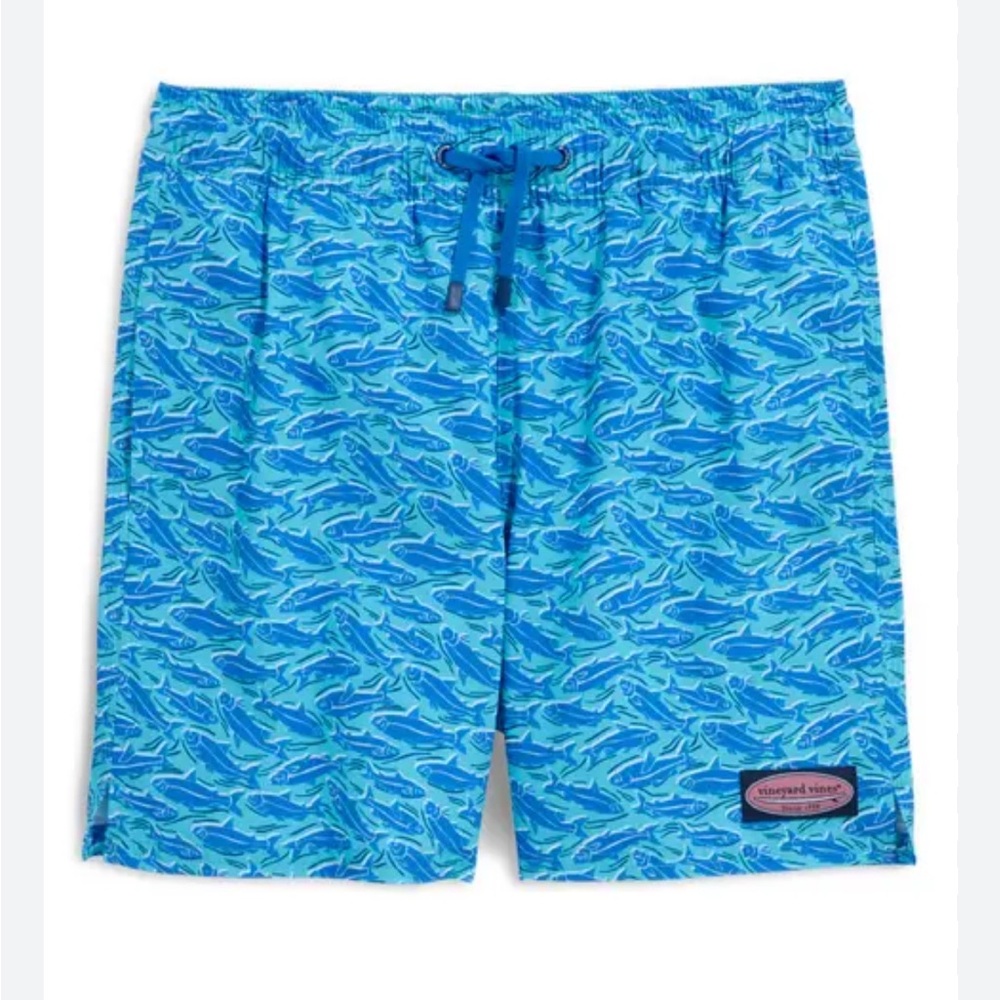 Vineyard Vine Men’s printed Chappy SwimTrunks NWT